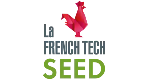 Logo de la French Tech Seed, partenaire d'Elzeard, l'application de gestion de production et d'aide à la planification culturale.